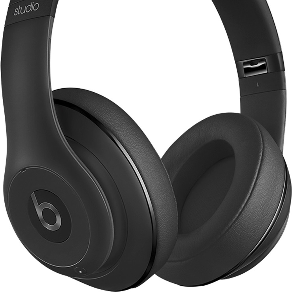 Matte Black Beats by Dre Studio Wireless Headphones B0501